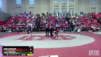 106 lbs Cons. Round 2 - Luke Kibelbek, Lakeway Christian Academy vs Jack Catellier, Clarksville Academy