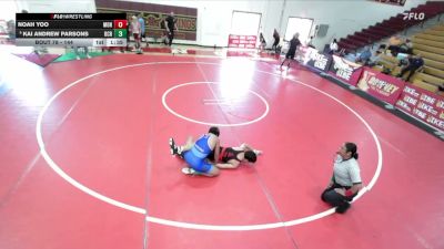 144 lbs Round 5 - Kai Andrew Parsons, OCRTC vs Noah Yoo, Riverside Rascals