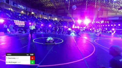 116 lbs Round Of 32 - Tyra Swinney, Victory Wrestling Club - VTC vs Saraval McGregor, Eastside United