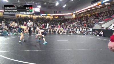 126 lbs 5th & 7th Place - Lincoln Linden, Woodbury Central vs Davis Bramman, Riverside, Oakland