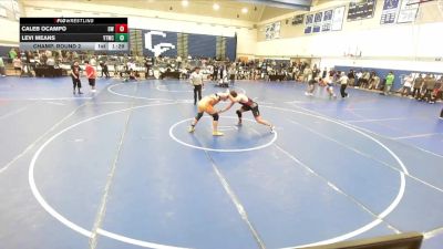 215 lbs Champ. Round 2 - Levi Means, Yucaipa Thunder Wrestling Club vs Caleb Ocampo, Dethrone WC