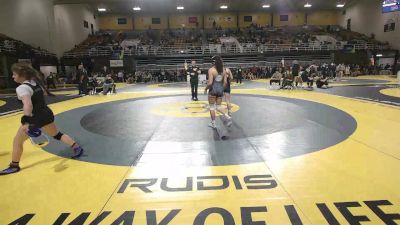 132 lbs Semifinal - Corynne McNulty, Blair Academy vs Izzy Steinbcock, William Penn Charter