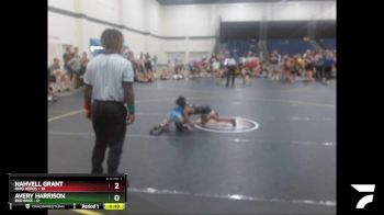 53 lbs Round 3 (4 Team) - Nahvell Grant, Ohio Heros vs Avery Harrison, Bad Bass