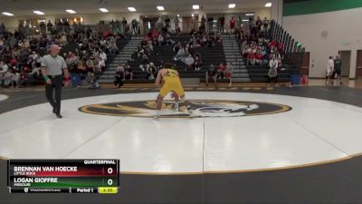 149 lbs Quarterfinal - Brennan Van Hoecke, Little Rock vs Logan Gioffre, Missouri