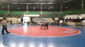 134 lbs Finals (8 Team) - Christopher Mayle, Hayden vs Brice Patrick, Arab