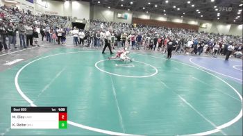 73 lbs Round Of 32 - Mikeal Slay, Lakeview vs Kaya Reiter, Willits Grappling Pack