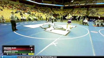 190 Class 2 lbs Quarterfinal - Brayden Bush, Pleasant Hill vs Braeden Stotts, St. Mary`s (St. Louis)