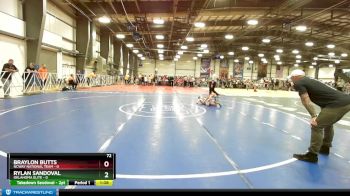 72 lbs Rd# 1 9:00am Friday - Rylan Sandoval, Oklahoma Elite vs Braylon Butts, NCWAY National Team