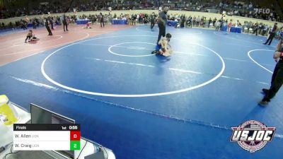 64 lbs Final - Wyler Allen, Lions Wrestling Academy vs William Craig, Lions Wrestling Academy