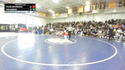145 lbs Quarterfinal - Rylee Moorehead, Elsinore vs Ava Damitio, San Clemente