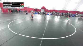 144 lbs Quarters & Wb (16 Team) - Caden Solorio, Vernon Hills vs Tyler Becker, Oswego