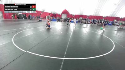 144 lbs Quarters & Wb (16 Team) - Caden Solorio, Vernon Hills vs Tyler Becker, Oswego