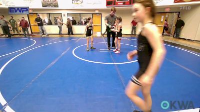 74 lbs Rr Rnd 2 - Jaylynn Rainbolt, Gentry Youth Wrestling vs Aliyah Golden, Wyandotte Youth Wrestling