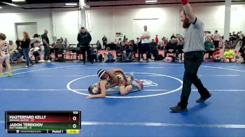 100 lbs Round 1 (8 Team) - Masterfard Kelly, Dragon United vs Jadon Terekhov, Mat Warriors