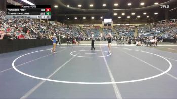 105 lbs Quarterfinal - Trinity Williams, Andover Hs vs Camdyn Post, Great Bend Hs
