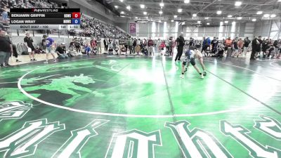 100 lbs Quarters - Benjamin Griffin, Reality Sports Wrestling Club vs Logan Wray, Mat Demon Wrestling Club