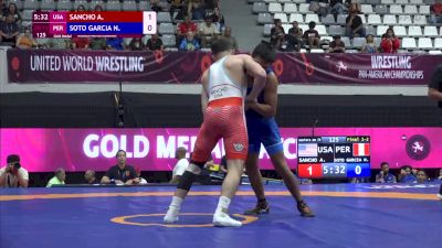 72 kg Gold - Alejandro Sancho, USA vs Nilton Soto, PER