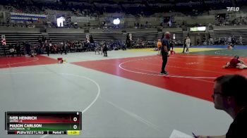 115 lbs Placement (4 Team) - Mason Carlson, Hutchinson vs Iver Heinrich, UNITED