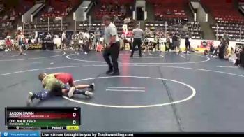 82 lbs Round 3 (4 Team) - Jaxon Swan, Midwest Xtreme Wrestling vs Dylan Russo, Rhino Elite