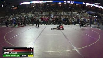 100 lbs Cons. Round 2 - Grace Jawulski, Newsome vs Paola Perez, Doral Academy