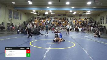 155 lbs Quarterfinal - Lesly Lugo, Cathedral City vs Andrea Vidrio, Western