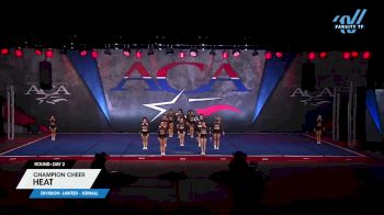 Champion Cheer - Heat [2025 L6 Limited - XSmall Day 2] 2025 ACA Grand Nationals