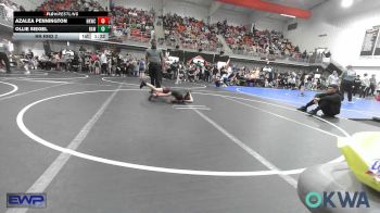 67 lbs Rr Rnd 2 - Azalea Pennington, Henryetta Knights Wrestling Club vs Ollie Siegel, Raw Wrestling Club