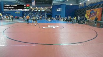 110 lbs Cons. Round 6 - Jada Agurs, Gwynn Park vs Sophia Salazar, Morris Hills