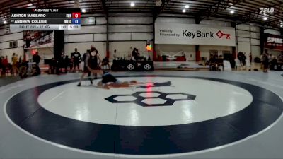67 kg Cons. Round 3 - Ashton Massaro, SPAR Wrestling Academy vs Andrew Collier, Warrior Regional Training Center