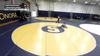 165 lbs Cons. Round 4 - Albert Bagdasarian, Unattached vs Abdulrazzaq Mirjan, Clovis High