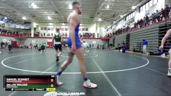 165 lbs Champ. Round 2 - Dillon Walker, Mercyhurst vs Samuel Schmidt, Ouachita Baptist