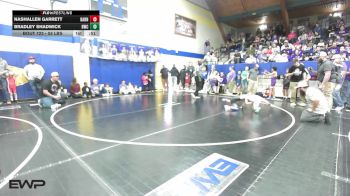 55 lbs Quarterfinal - NashAllen Garrett, Barnsdall Youth Wrestling vs Bradley Shadwick, Berryhill Wrestling Club