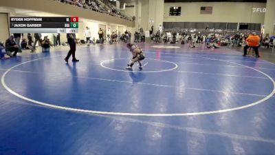 54B Quarterfinal - Jaxon Garber, Brainerd vs Ryder Hoffman, New London/Spicer