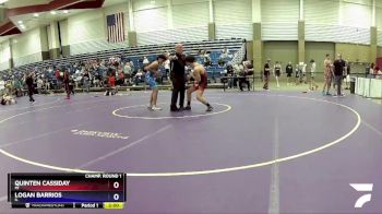 138 lbs Champ. Round 1 - Quinten Cassiday, MI vs Logan Barrios, IL