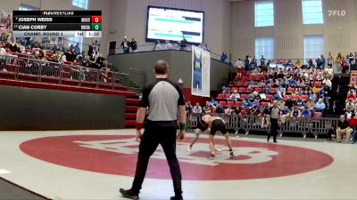 120 lbs Champ. Round 1 - Joseph Weiss, Memphis University School vs Cian Corby, Montgomery Bell Academy