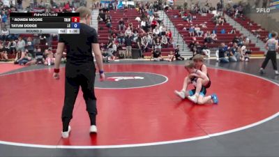 82 lbs Round 2 - Rowen Moore, Team Real Life Wrestling vs Tatum Dodge, J.E.T.