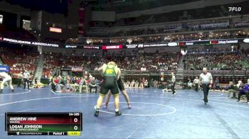 3A-285 lbs Champ. Round 1 - Logan Johnson, Cedar Rapids Kennedy vs Andrew Hine, Waukee