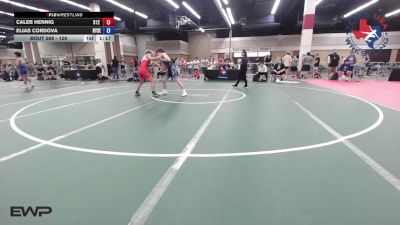 126 lbs Consolation - Caleb Hennig, 512 Outlaw Wrestling vs Elias Cordova, Ryse Wrestling Club