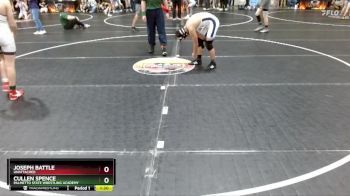 136 lbs Quarterfinal - Joseph Battle, Unattached vs Cullen Spence, Palmetto State Wrestling Academy