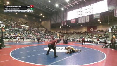 5A 165 lbs 1st Place Match - Desmine Goodlow, Searcy vs Cannon Vincent, Lake Hamilton
