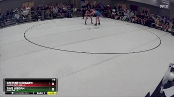 116 lbs Round 6 (8 Team) - Taye Jordan, Iowa PWC vs Xzephren Donner, Kansas Rattlers