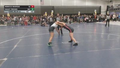130 lbs Cons. Rd Of 32 - Hailey Trevino, Ranger 47 vs Rebecca Mashian, Youth Impact Center
