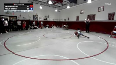 120 lbs Quarterfinal - Anthony Russo, Yale Street vs Phillip Griffin, Myland Wrestling Academy