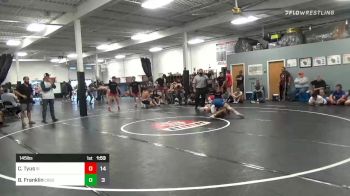 145 lbs Rr Rnd 3 - Caine Tyus, Southern Illinois vs Brett Franklin, Crass Trained