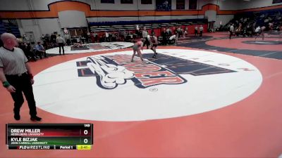 149 lbs Cons. Round 2 - Drew Miller, Heidelberg University vs Kyle Bizjak, John Carroll University