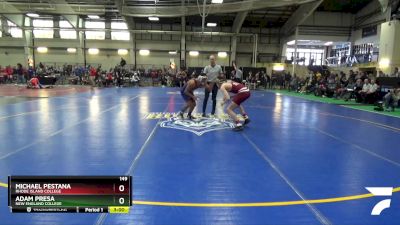 149 lbs Prelim - Adam Presa, New England College vs Michael Pestana, Rhode Island College