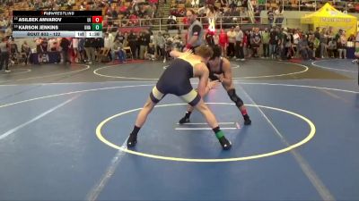 122 lbs Champ. Round 1 - Asilbek Anvarov, Upgraded Industries vs Karson Jenkins, Unattached