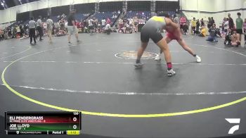130 lbs Round 3 (4 Team) - Eli Pendergrass, NC Pride Elite Wrestling vs Joe Lloyd, Viking UP