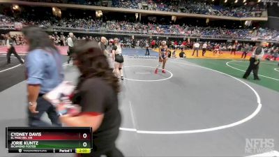 5A 152 lbs Quarterfinal - Jorie Kuntz, Richmond Foster vs Cydney Davis, El Paso Bel Air