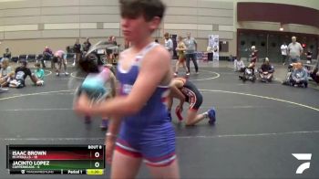 96 lbs Semis & 1st Wrestleback (8 Team) - Isaac Brown, Mi Pitbulls vs Jacinto Lopez, Copperheads